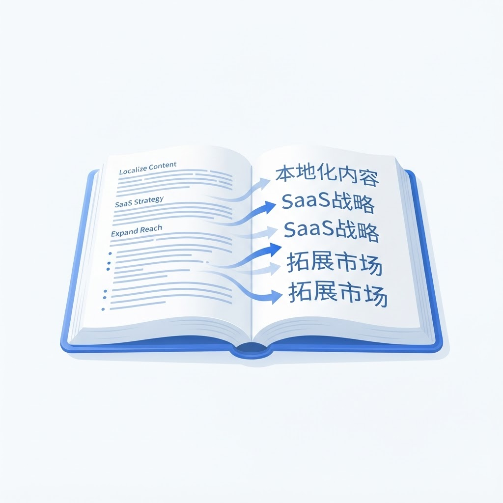 在线翻译整本外语书籍的工作流程示意图